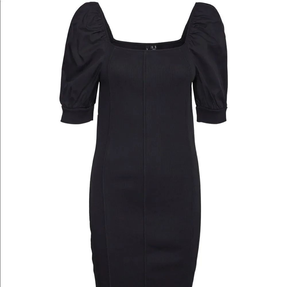 VERO MODA - GIN SQUARE NECK PUFF SLEEVES MINIDRESS